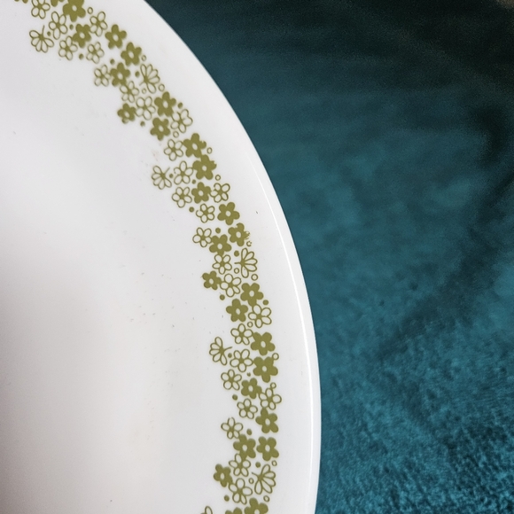 Corelle Crazy Daisy Spring Blossom 1 pc oval serving platter vintage - Picture 3 of 6